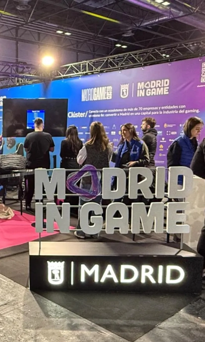 Stand de Madrid in Game en Gamergy.