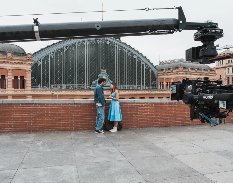Rodaje de Un cuento perfecto, en la estación de Atocha. |Felipe Hernández Rodaje de Un cuento perfecto, en la estación de Atocha. |Felipe Hernández